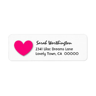 BRIGHT ROSE mignon 3D Look Heart A04