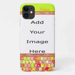 Bright Rounded Colourful Squares iPhone 11 Case