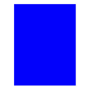 Solid Neon Blue Postcards | Zazzle CA