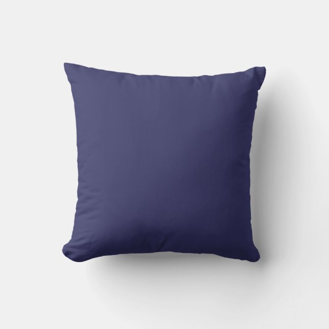 Bright Royal Navy blue  pillow (Front)