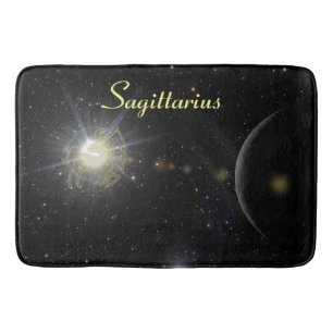 Bright Sagittarius Bath Mat