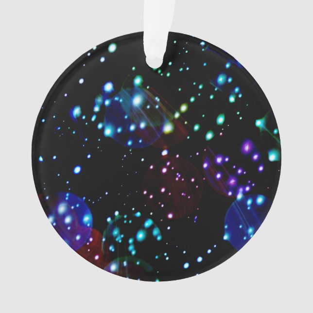Bright Sci Fi Deep Space Fantasy Art Ornament (Front)