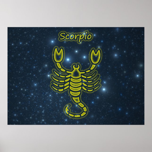 Bright Scorpio Poster (Front)