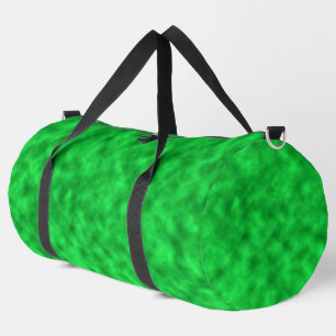 Bright Shades of Green Abstract Art Pattern Duffle Bag