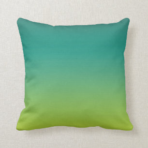 Bright Shades of Lime Throw Pillow