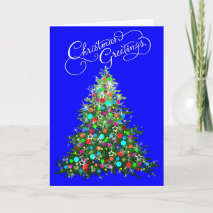 Bright Shining Christmas Tree Card