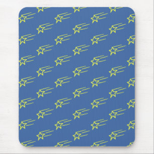 Bright Shooting Star Pattern  Mouse Pad