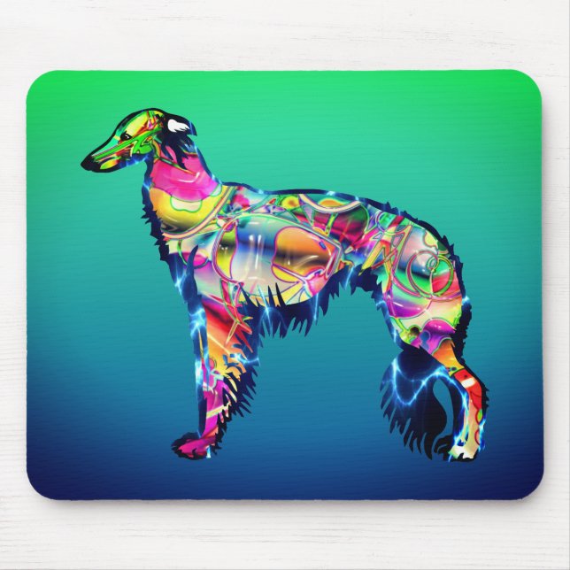 Bright Silken Windhound  Mouse Pad (Front)