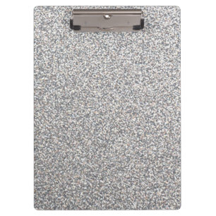 Bright silver glitter clipboard