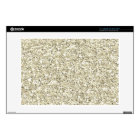 Bright Silver Glitter MacBook AIr Skin