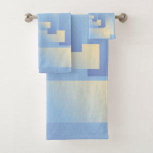 bright sky colours bath towel set