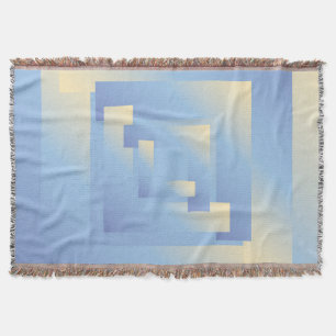 bright sky colours throw blanket