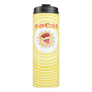 Bright Smiling SoCal Sun Thermal Tumbler
