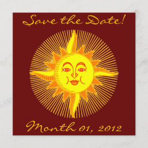 Bright Smiling Sun Invitations