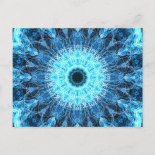 Bright SnowFlower Postcard