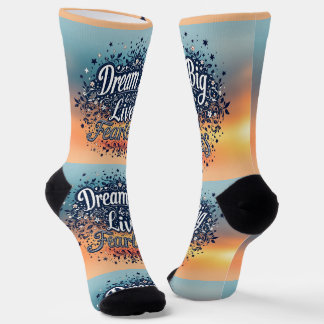 Bright Socks Dream Big & Live Fearless 0044007