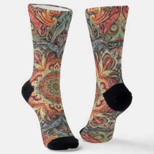 Bright Socks Elaborate Seamless Patterns 0039301