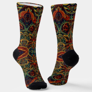 Bright Socks Elaborate Seamless Patterns 0039312