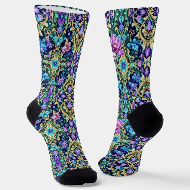 Bright Socks Elaborate Seamless Patterns 0039351 (Angled)