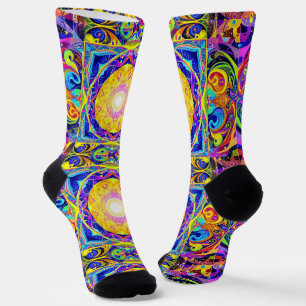 Bright Socks Elaborate Seamless Patterns 0039416