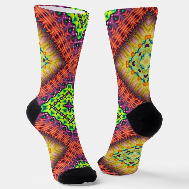 Bright Socks Fractal Seamless Patterns 0041988 (Angled)