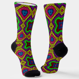 Bright Socks Fractal Seamless Patterns 0042021