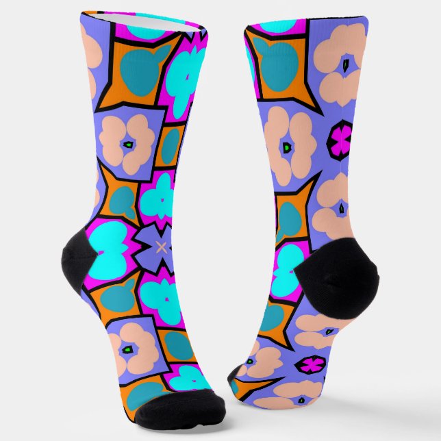 Bright Socks Fractal Seamless Patterns 0042083 (Angled)