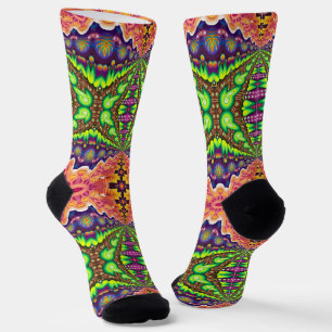 Bright Socks Fractal Seamless Patterns 0042090