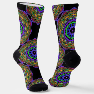 Bright Socks Fractal Seamless Patterns 0042100