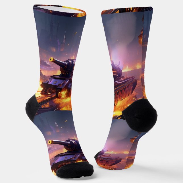 Bright Socks Picture Art 0038489 (Angled)