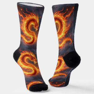 Bright Socks RANDOPIX Fire Serpent 0039505