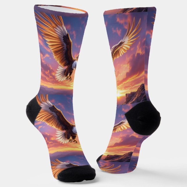 Bright Socks RANDOPIX Flying Eagle 0039516 (Angled)