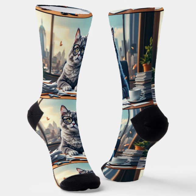 Bright Socks RANDOPIX School Cat 0039506 (Angled)