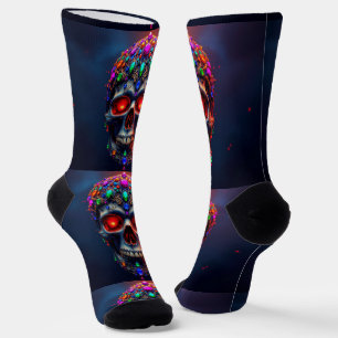 Bright Socks Skull Pics 0037646