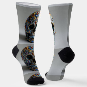 Bright Socks Skull Pics 0037655