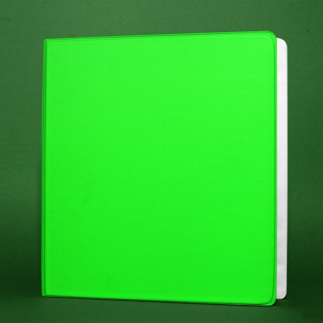 Bright Solid Colour Lime Green Binder (Creator Uploaded)