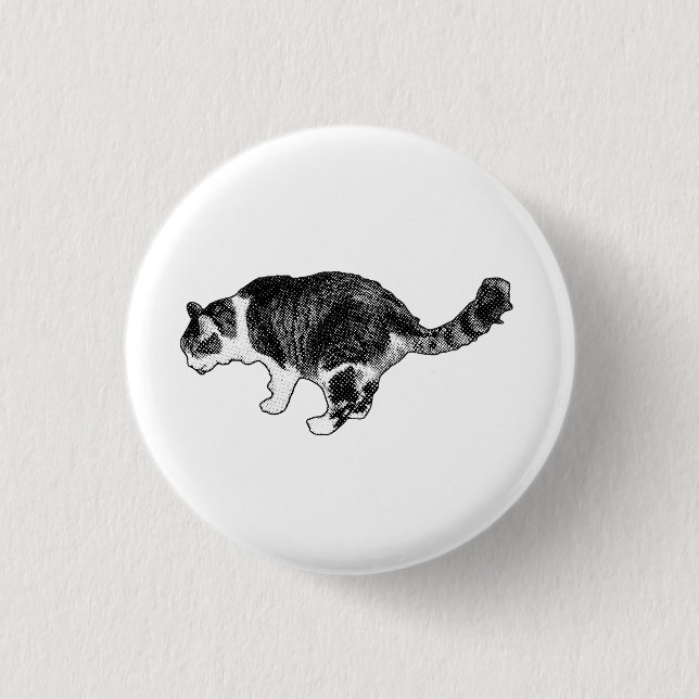 Bright Spot, Cat Quirk 1 Inch Round Button (Front)