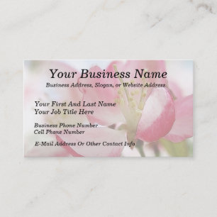 Bright Spring Apple Blossoms Business Card