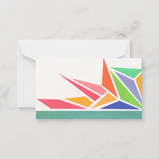 Bright Spring Colours Card (Front)