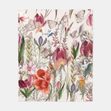 Bright spring field. Romantic pattern
