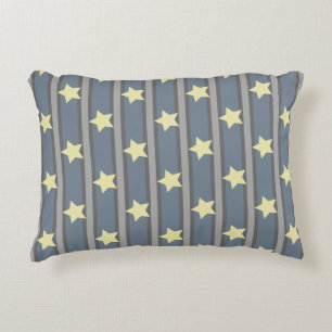Bright Star Striped Accent Pillow