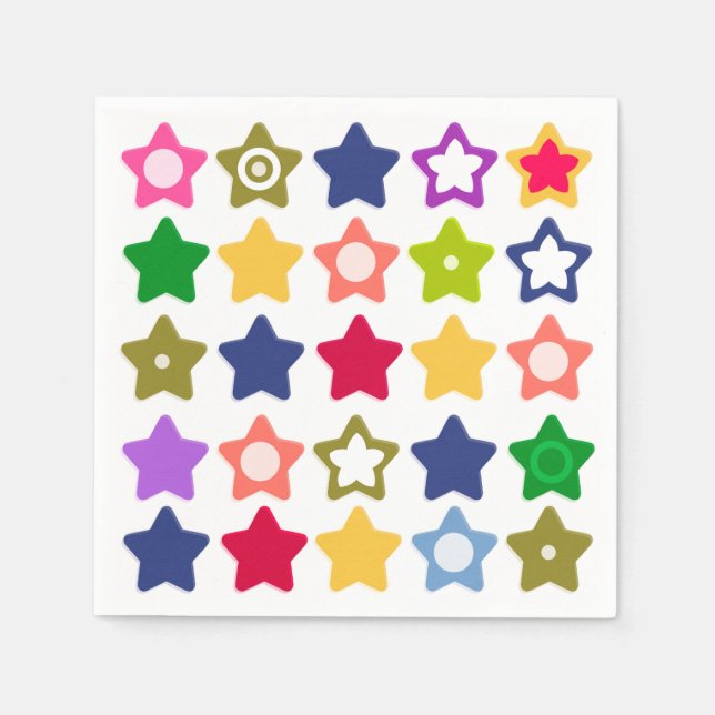 Bright stars napkin (Front)