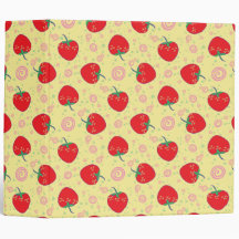 Bright Strawberry Swirl Pattern