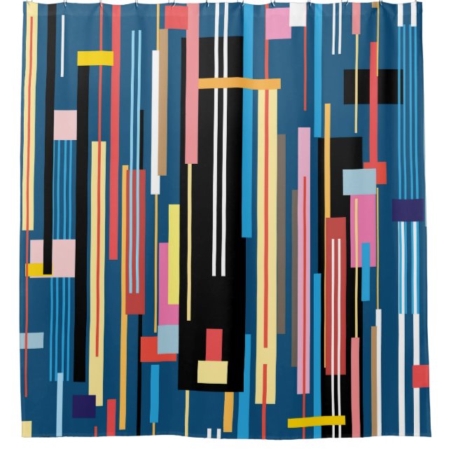 Bright Stripe Abstract Pattern (Front)