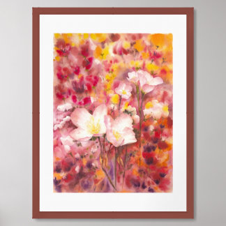 Bright Summer Buttercups Poster