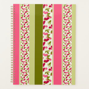 Bright summer pattern of stripes of multi-coloured planner