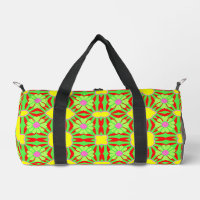 Bright Summery Lime Green Yellow Purple & Red 