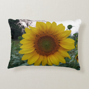 Bright Sunflower Accent Pillow for Cozy Home Decor