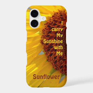 Bright Sunflower Botanical Floral Photographic Cas