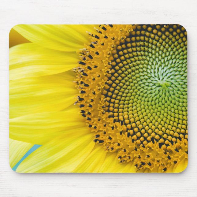 Bright Sunflower Mouse Pad (Front)
